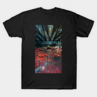 the crimson city in wetland architectural collage T-Shirt